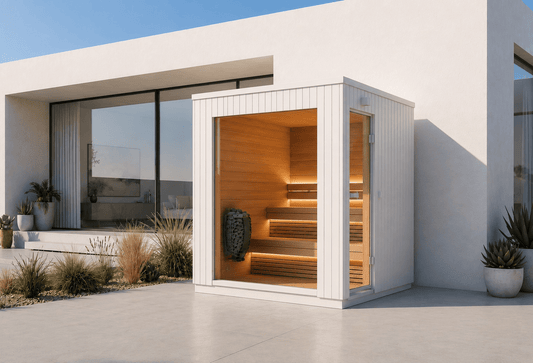 Sauna da esterno Lumia senza modulo doccia