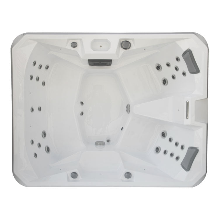 Jacuzzi Hydra 170 con getti multipli e illuminazione a LED.