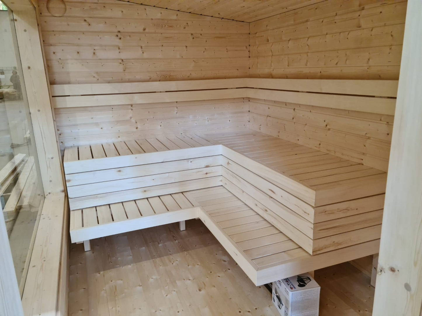 Saunamo Panca in legno nella sauna Modulare