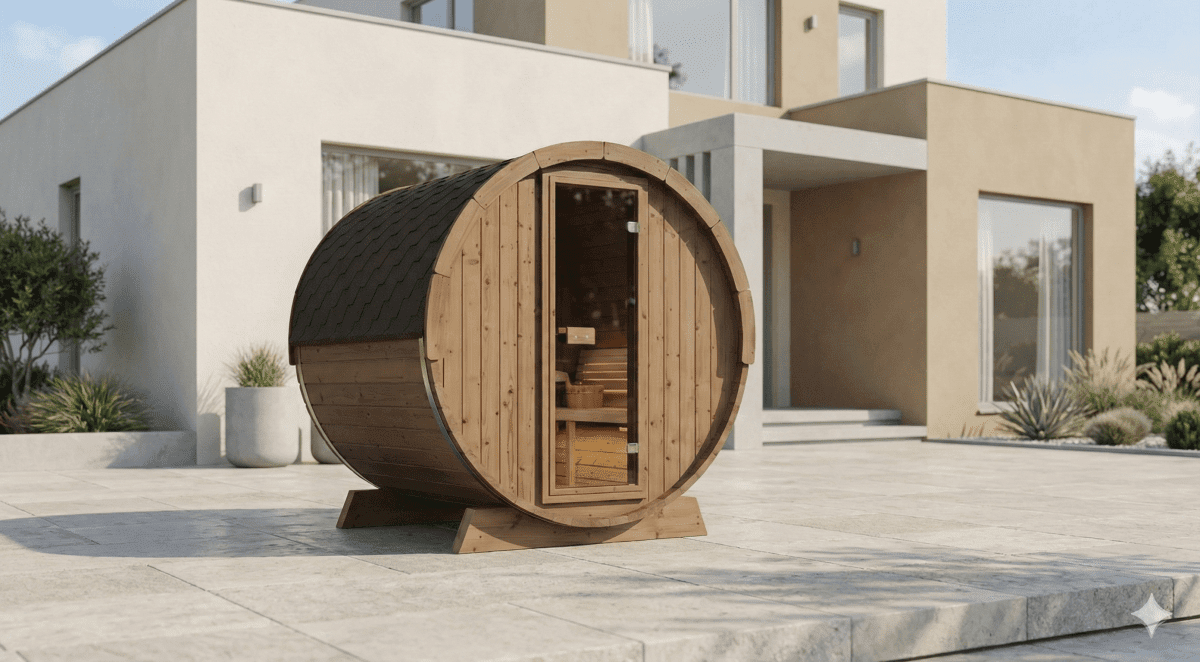 Sauna Exterior Barril 220