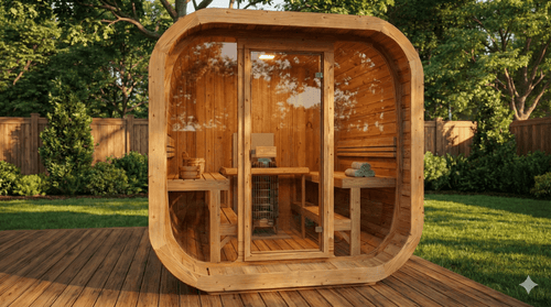 Outdoor Sauna Cube 220 - Saunamo