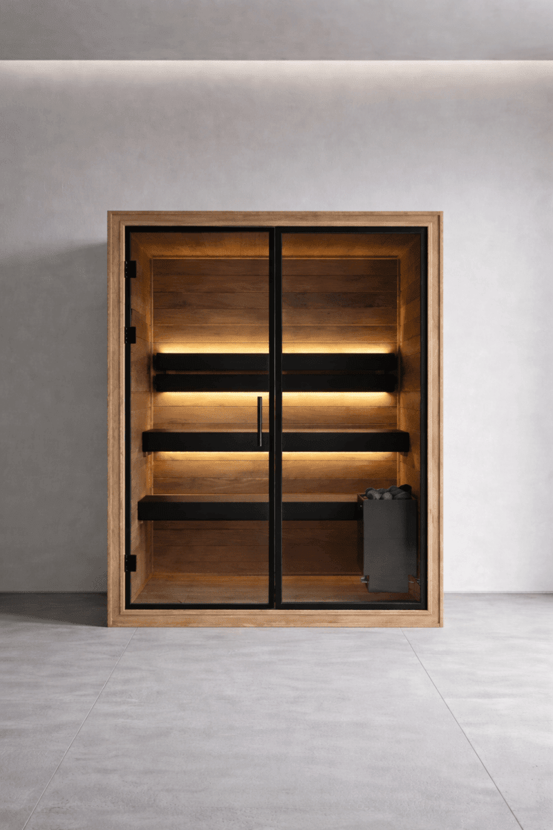 Sauna da interno Thermo Black 150