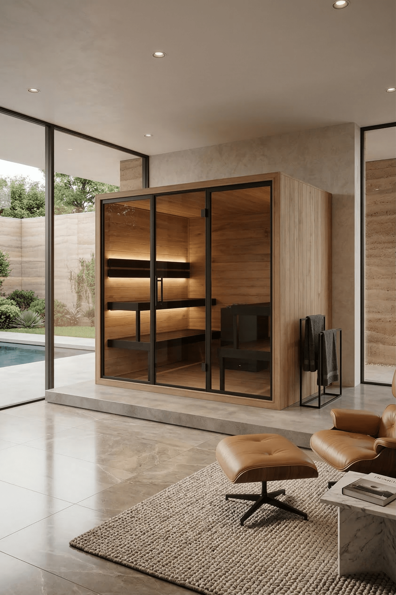 Sauna Interior Thermo Black 220 Plus - Saunamo