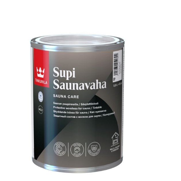 Cera per sauna Tikkurila 0,9 litri in lattina.